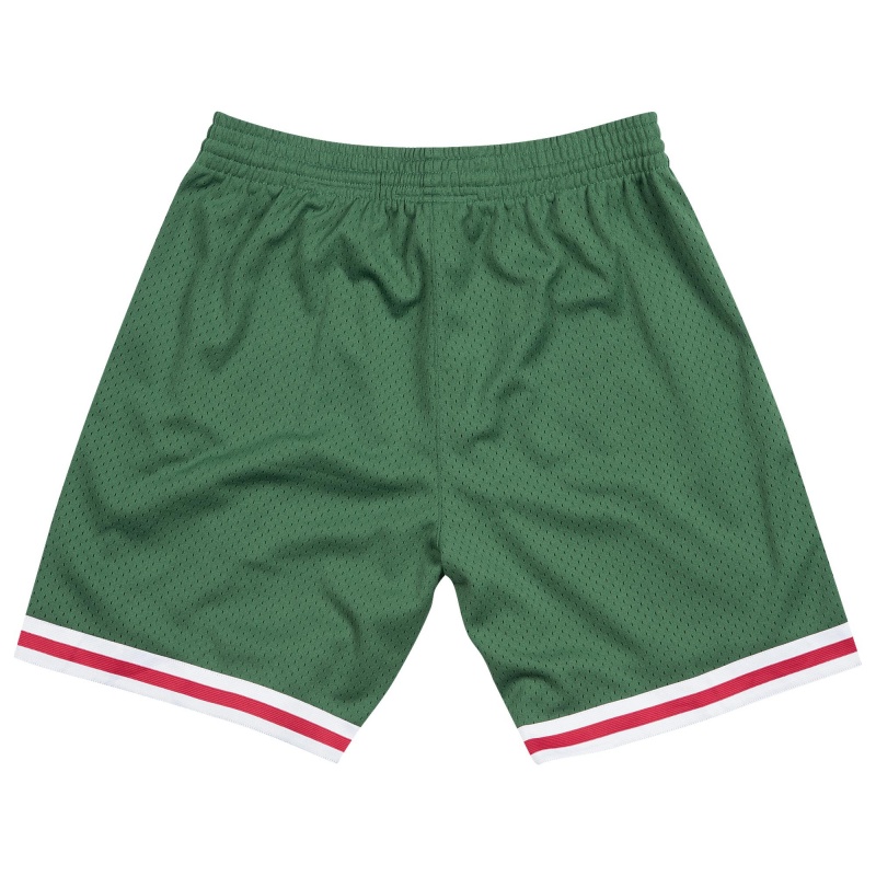 mitchell ness Dark Green Nba Swingman Shorts