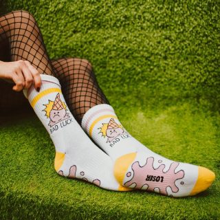 @americansocks Loser mid-high😀🆕️⚡️🤘💀#onesize #summer24 #collection