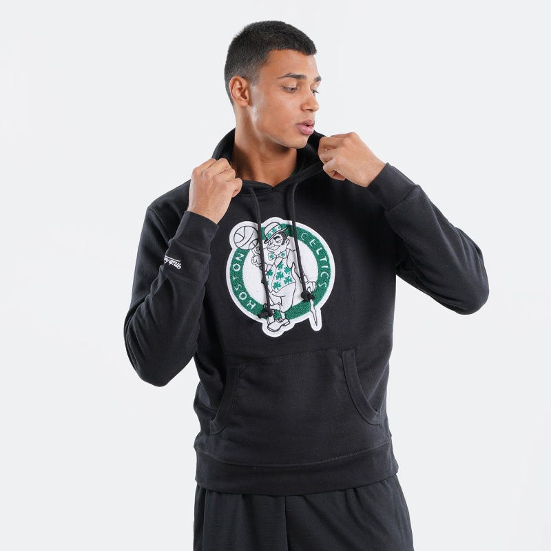 mitchell ness chenille logo hoody boston celtics 1