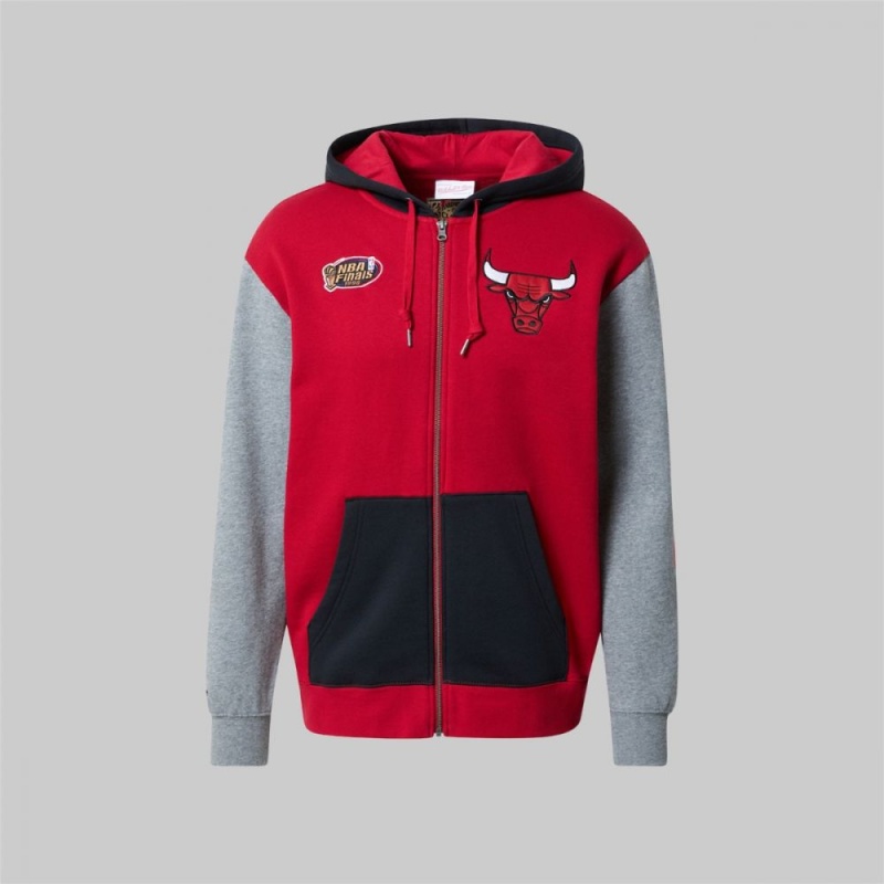 mitchell ness c bulls full zip fleece 2