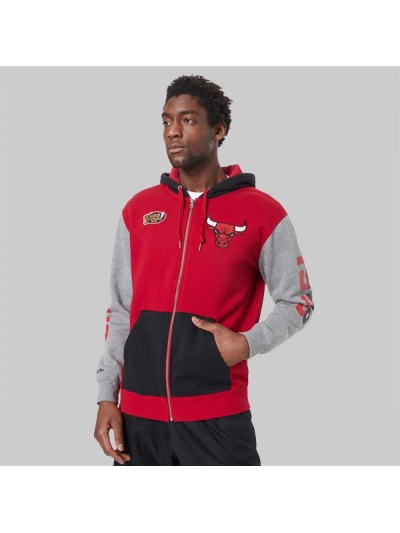 mitchell ness c bulls full zip fleece 3