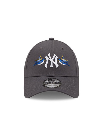 new york yankees mlb rose swallow grey forty cap 60184794 center