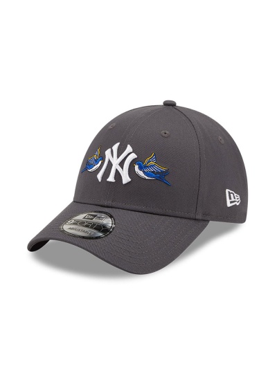 new york yankees mlb rose swallow grey forty cap 60184794 left