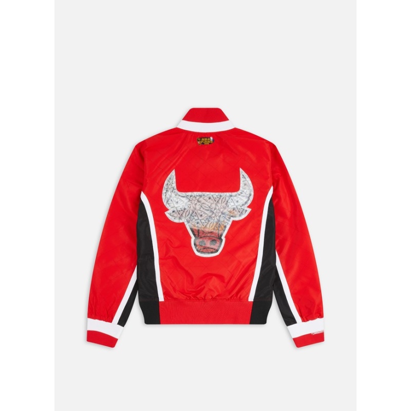 giacche mitchell e ness 75th anniversary warm up jacket chicago bulls red 337563 640 3