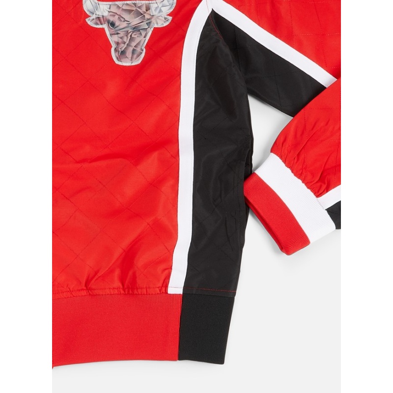giacche mitchell e ness 75th anniversary warm up jacket chicago bulls red 337563 640 7