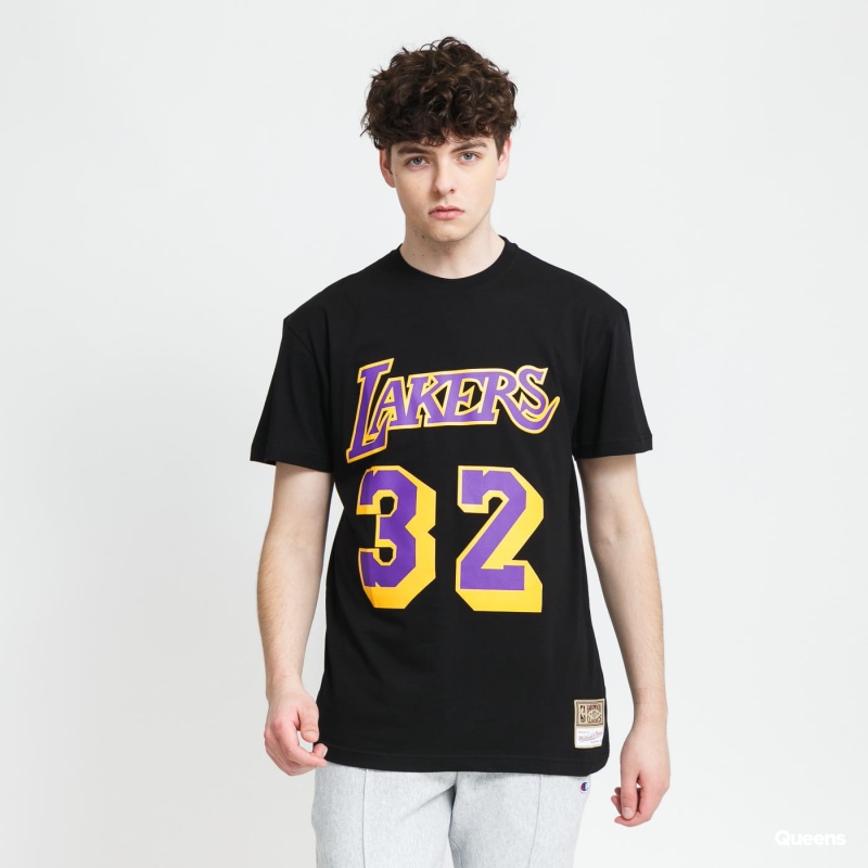mitchell ness name number tee johnson 32 la l 110845 1