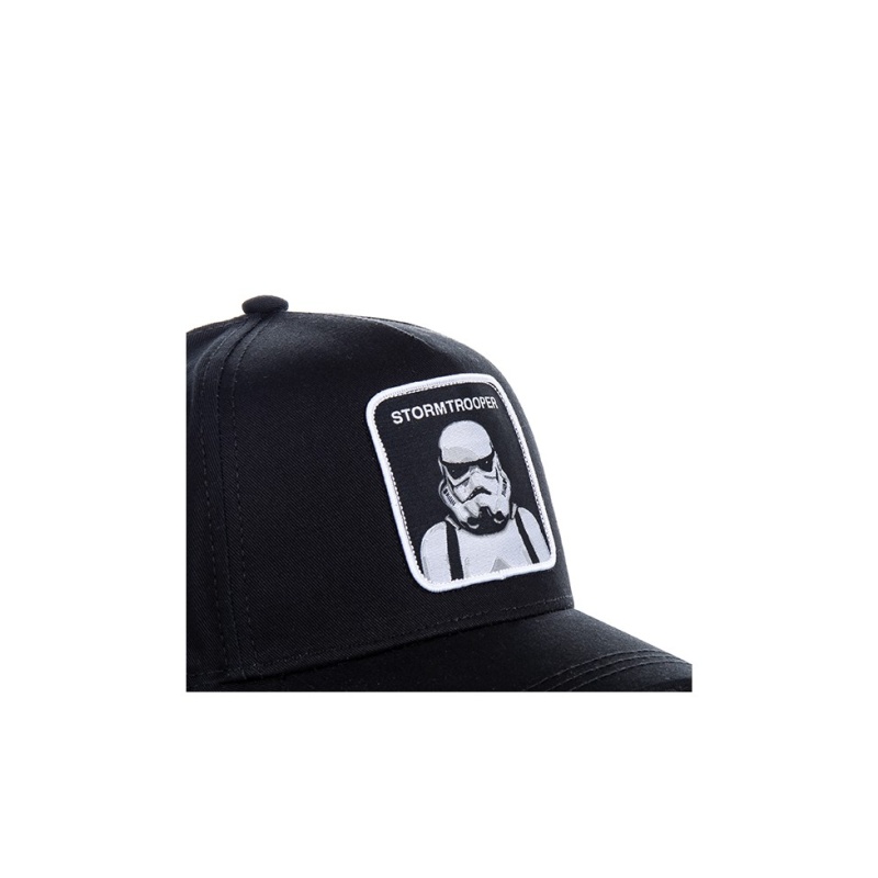 men s capslab stormtrooper black trucker cap 3
