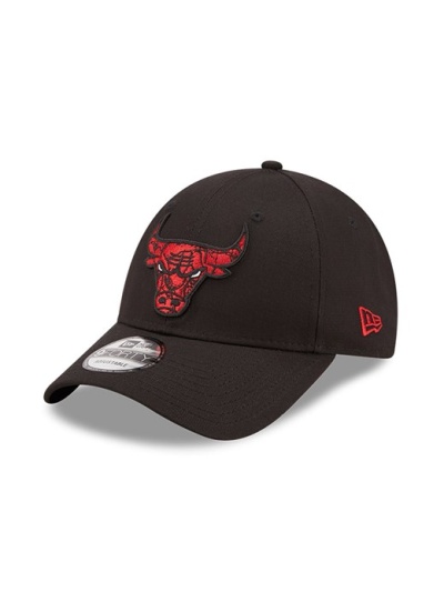 chicago bulls marble infill black 9forty adjustable cap 60284844 left