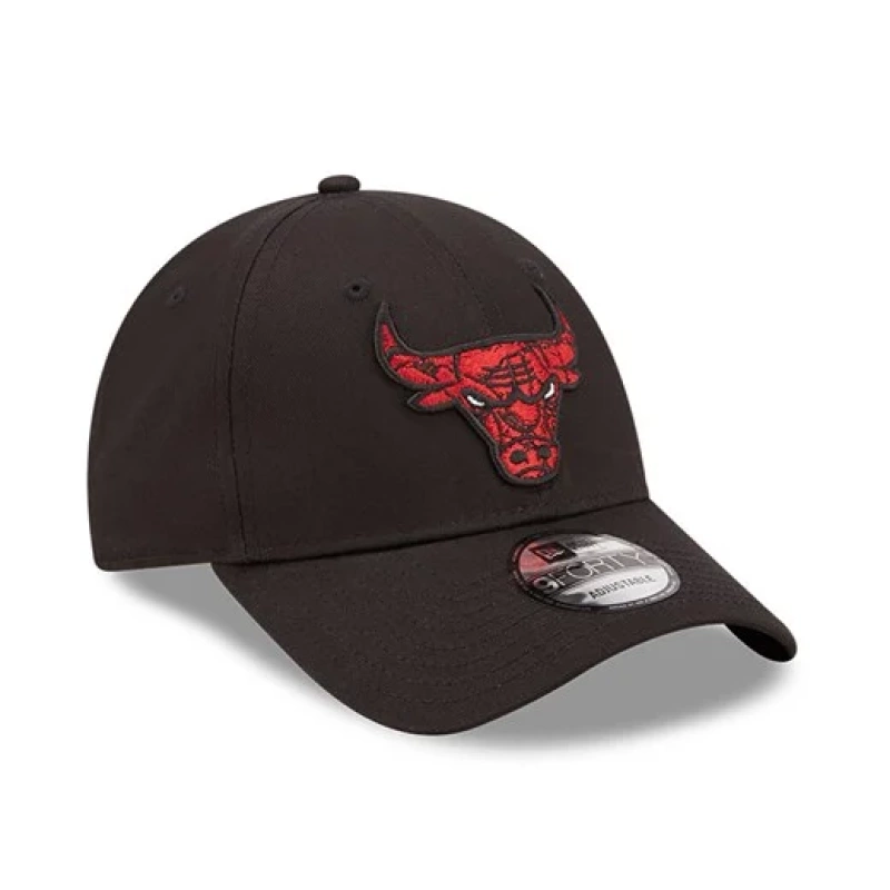 chicago bulls marble infill black 9forty adjustable cap 60284844 right