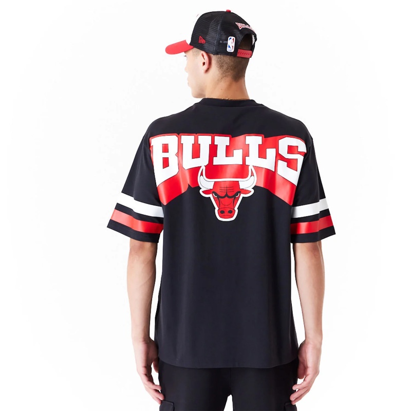 chicago bulls nba arch graphic black oversized t shirt 60502589 10