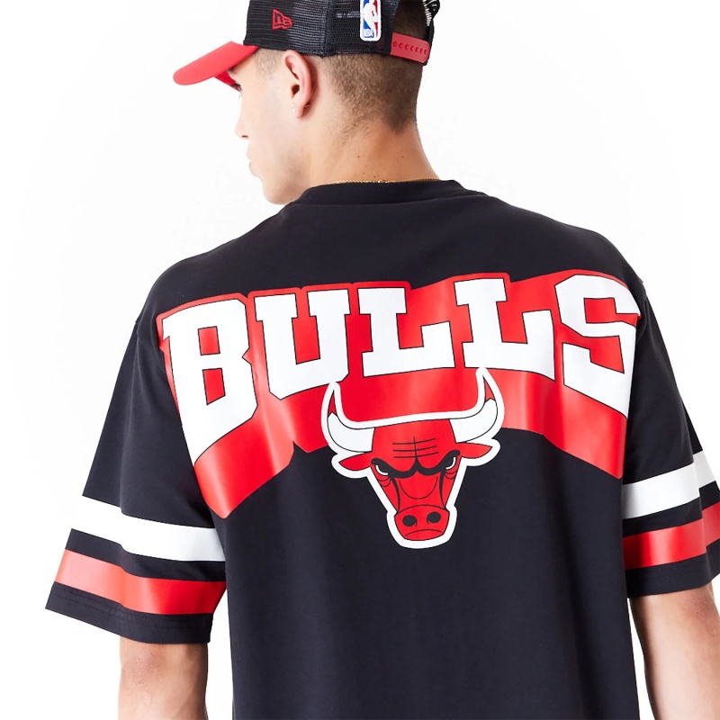 chicago bulls nba arch graphic black oversized t shirt 60502589 7