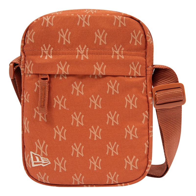 new york yankees monogram brown side bag 60503775 left